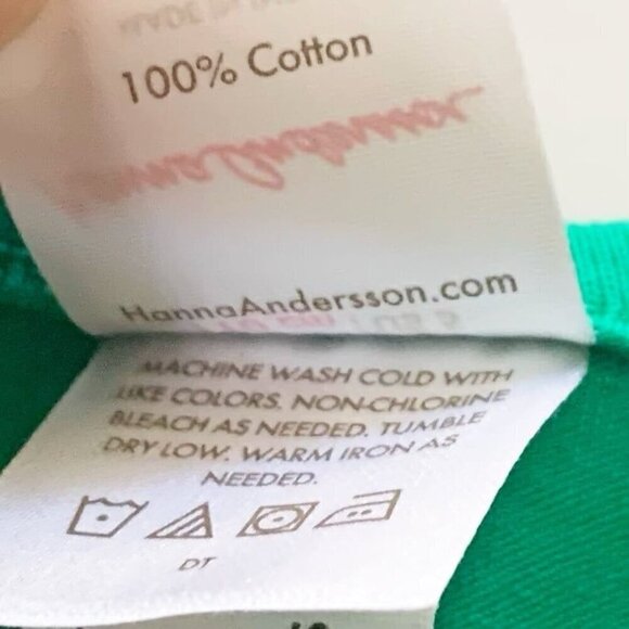 NEW Hanna Andersson Green Girl Play Dress with Pockets 5T - Picture 5 of 8